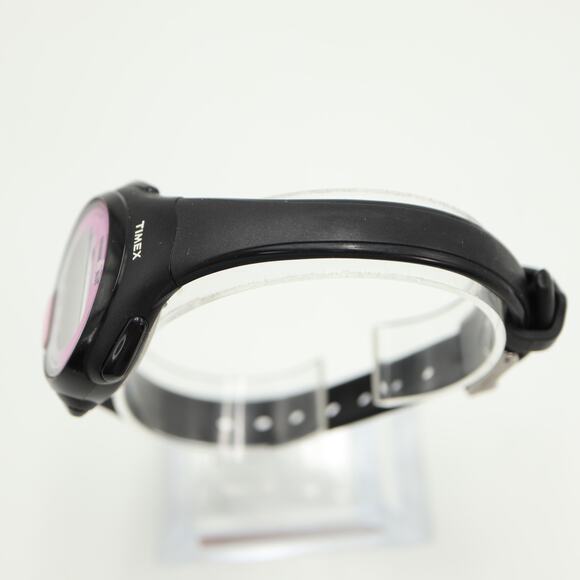 Timex Ironman Triathlon Indiglo Digital Alarm Timer Watch Pink Black New Battery - Picture 10 of 11
